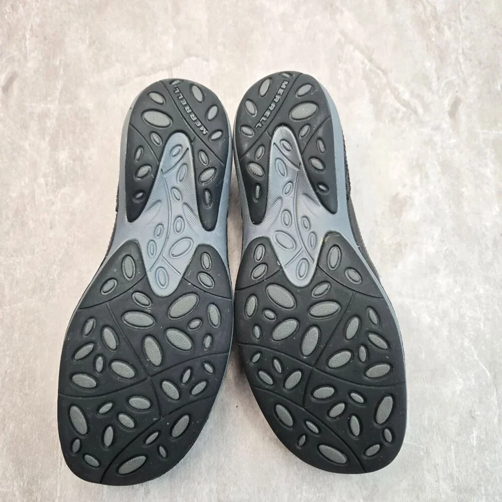 Merrell Square Toe Loafers Size 8 Leather Comfort Preppy Work Slip On Flat Shoes - Picture 7 of 10